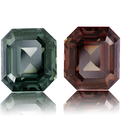 Color Change Garnet,Emerald Cut 3.51-Carat